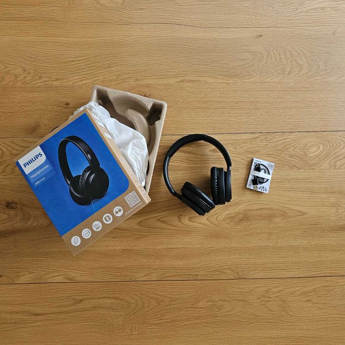 Безжични слушалки Philips - TAH5209BK/00, Bluetooth, черни