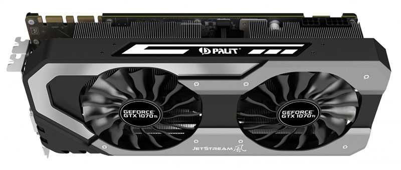 Видео карта Palit GeForce® GTX 1070 Super JetStream 8GB GDDR5