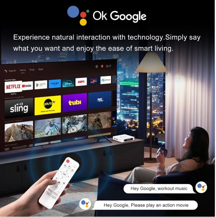 Приставка  Android tv