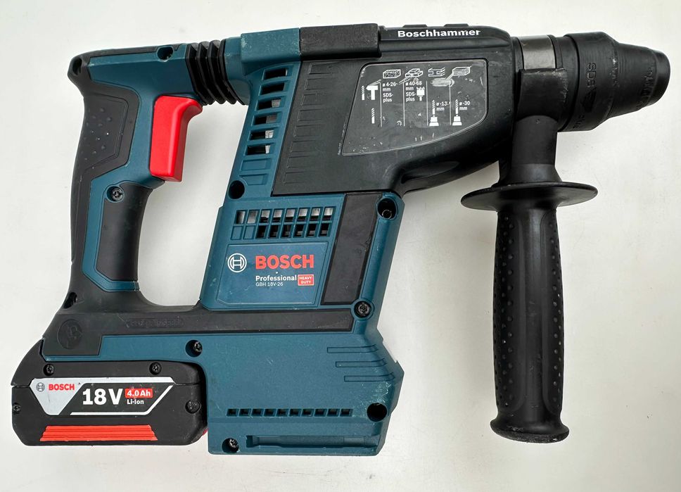 BOSCH GBH 18V-26 - Безчетков перфоратор 18V 2.6J като нов!