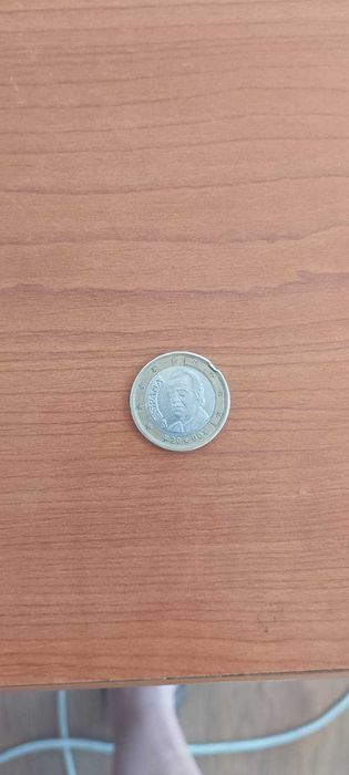 Монета 1 евро Испания 2000г.