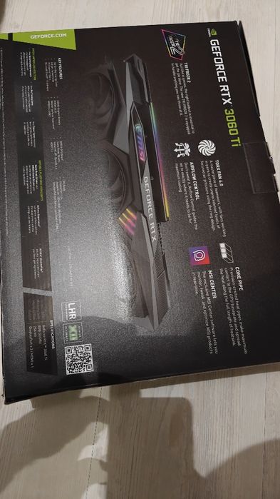GeForce RTX 3060 TI GAMING TRIO Z 8G LHR 256 bit