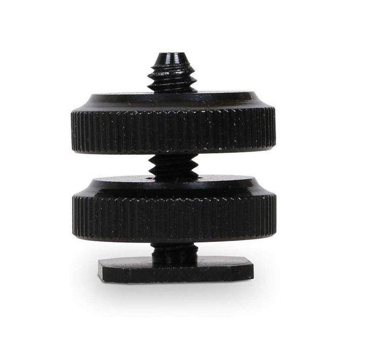 Винт адаптер от резба 1/4″ (1/4 инч) към Hot Shoe (стандартно чехълче)