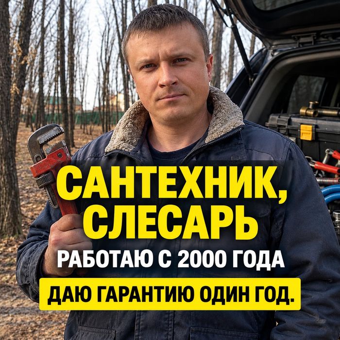 Сантехник услуги сантехника недорого все районы города