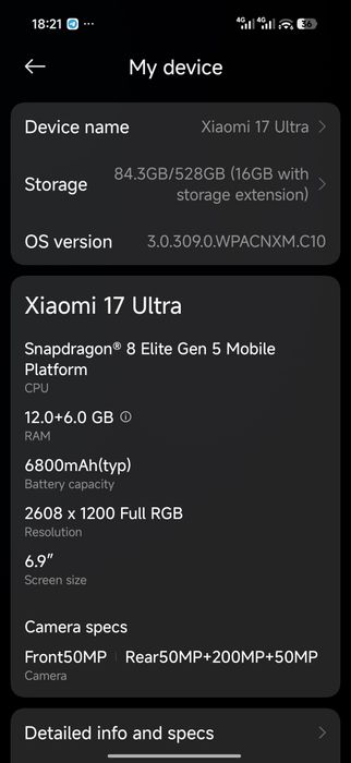 Xiaomi 17 ultra. snapdragon 8 elite gen 5 ultra flagman.
