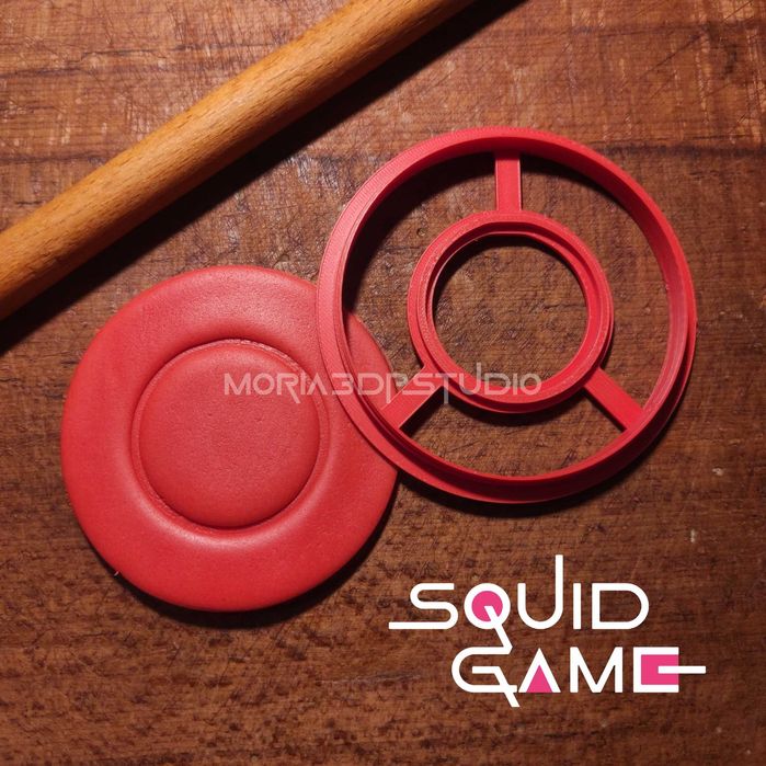 Резци за сладки, бисквити, фондан и тесто Squid Game