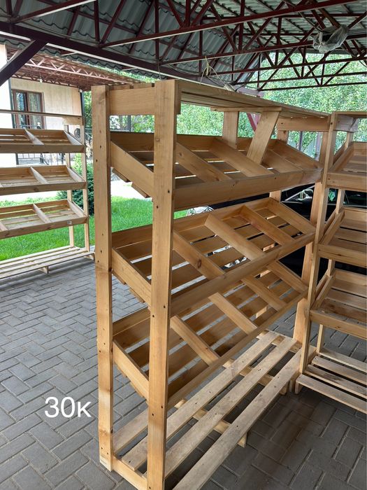 Продаю деревянные стелажи!!!