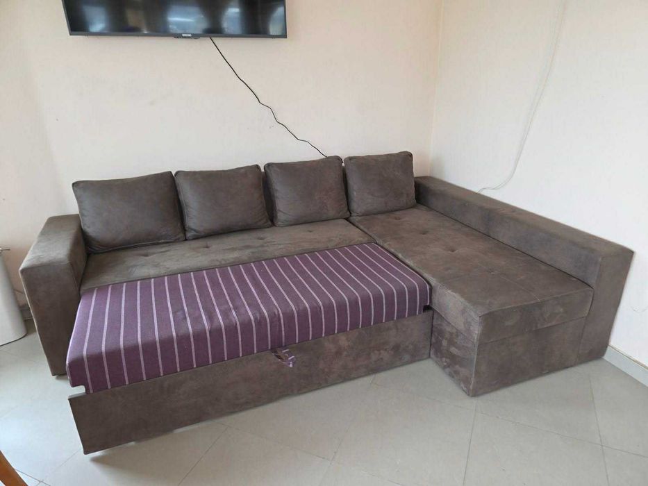Разтегателен Ъглов Диван