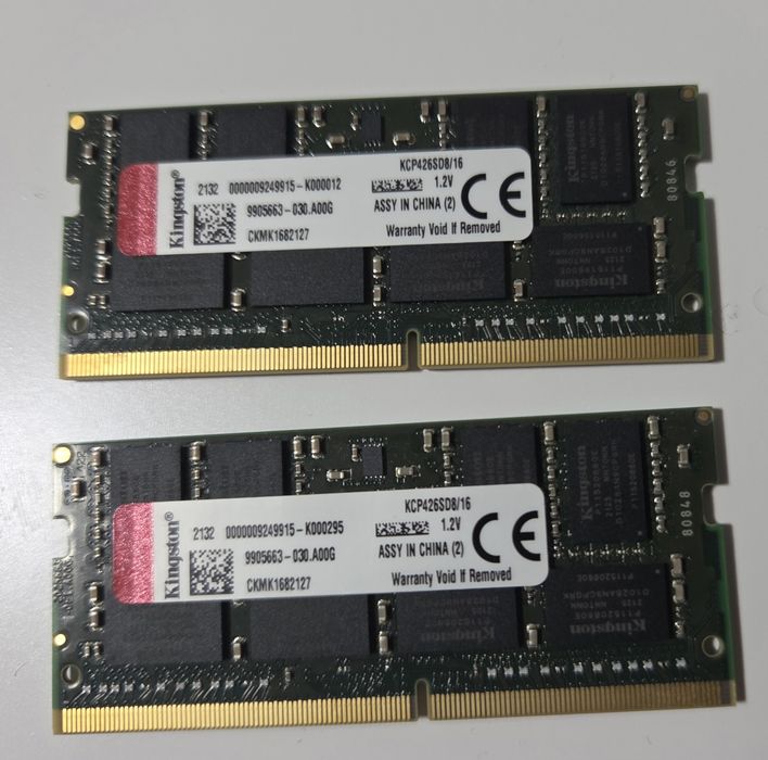 Kit memorie RAM Kingston - 2x16GB DDR4 2666MHz - SODIMM