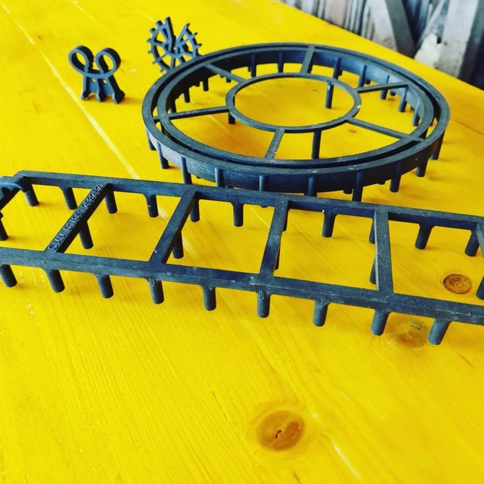 Placa galbena pentru cofrare, panouri tip doka, lana, tego, montanti