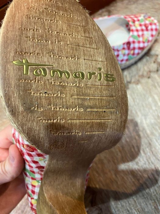 Туфли летние на каблуке