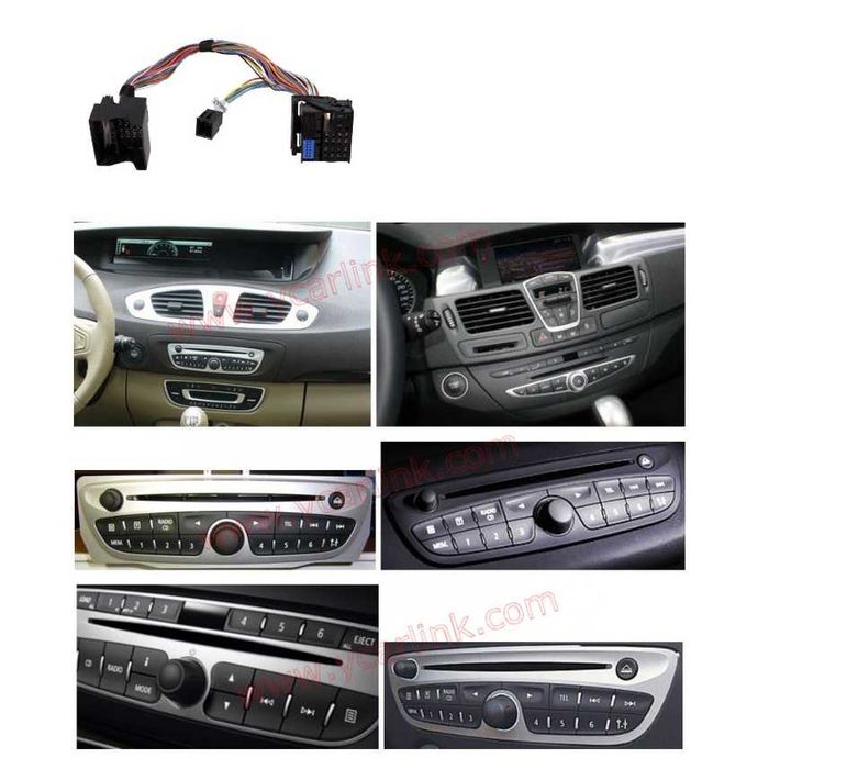Yatour Renault/vdo 8-пинова синя букса (98-2011)