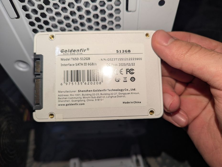 SSD 512 гб Goldenfir