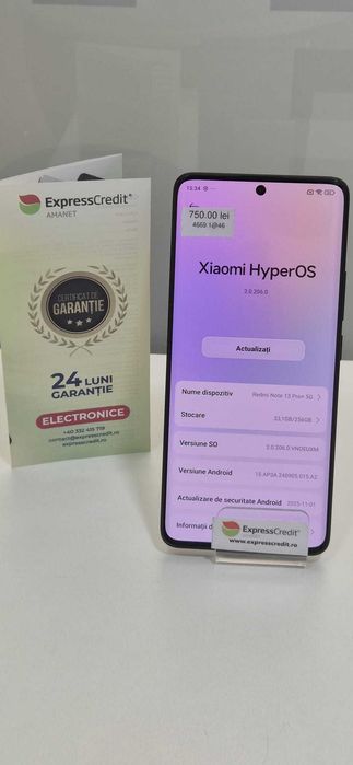 (AG46) Xiaomi Redmi Note 13 Pro Plus 5G B.4469 Garantie 2 ani