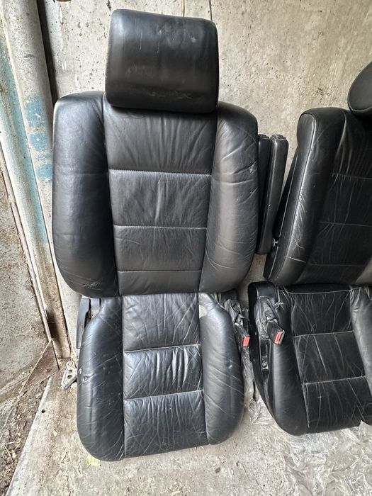 Кожаные сиденья на БМВ Е34 BMW E34