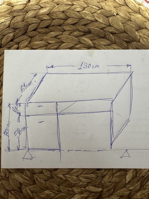 Birou studiu si calculator- culoare Negru