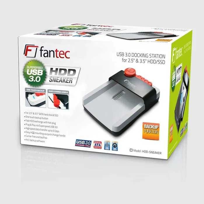 FANTEC - docking station USB 3.0 conector SATA hdd 3.5 + HDDSSD 2.5