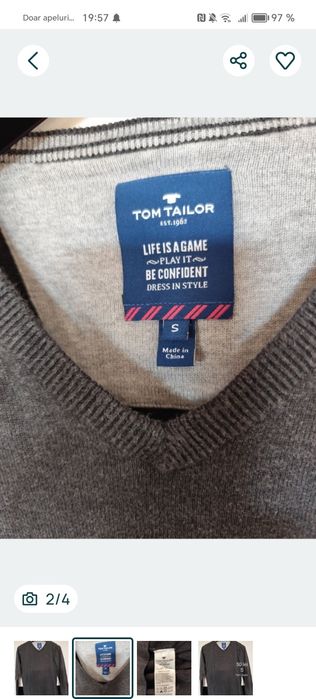 Tom Taylor pulover bărbat S