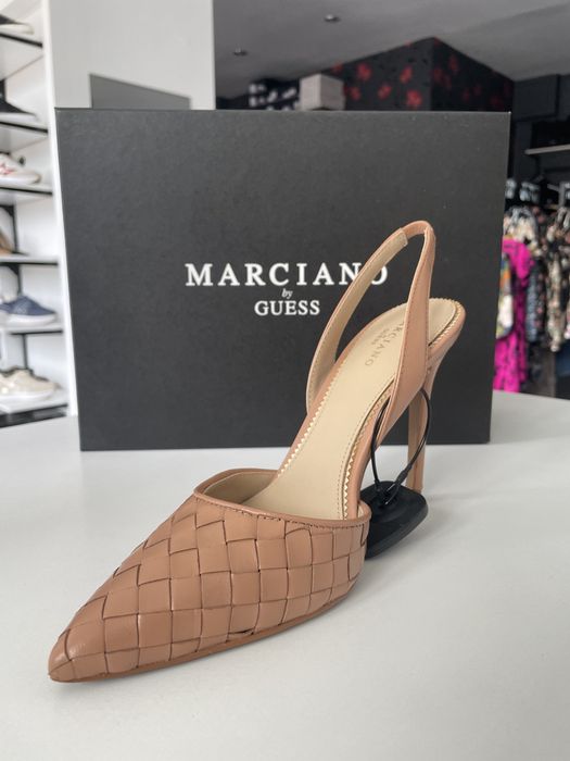 Pantofi cu toc si bretea Marciano
