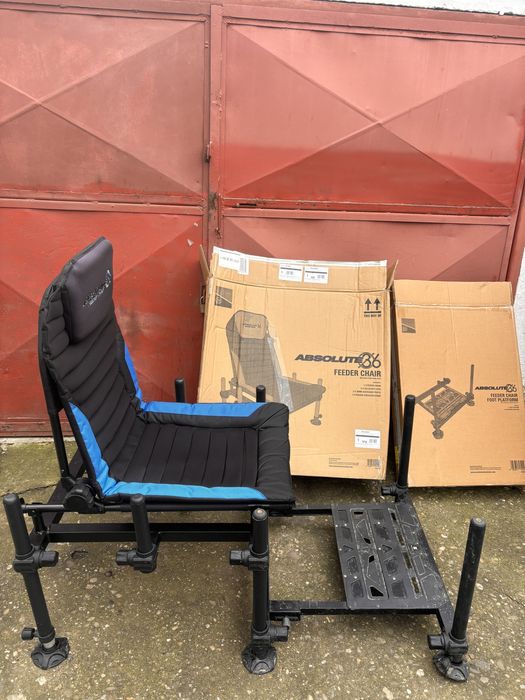 Scaun preston feeder + podina preston + Husa transport jrc + adaptori