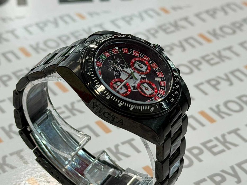 Invicta Speedway Roulette Casino Chronograph GMT