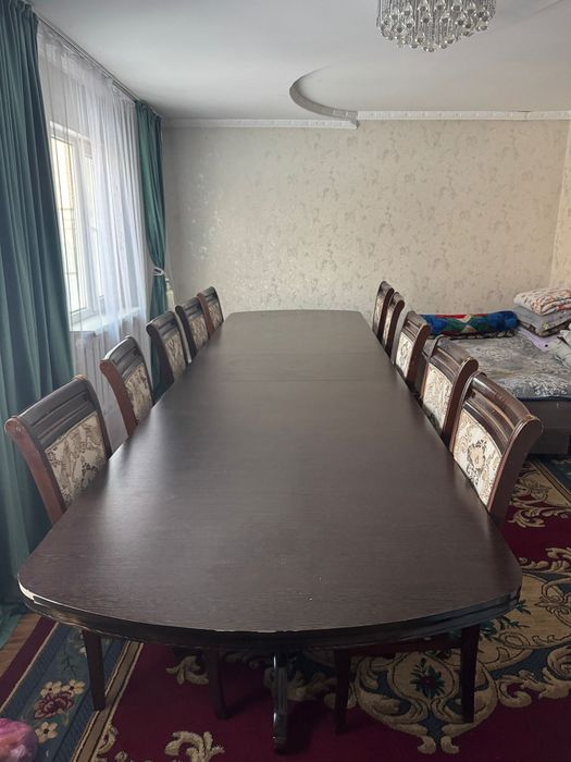 Стол 5м и стулья 10 шт