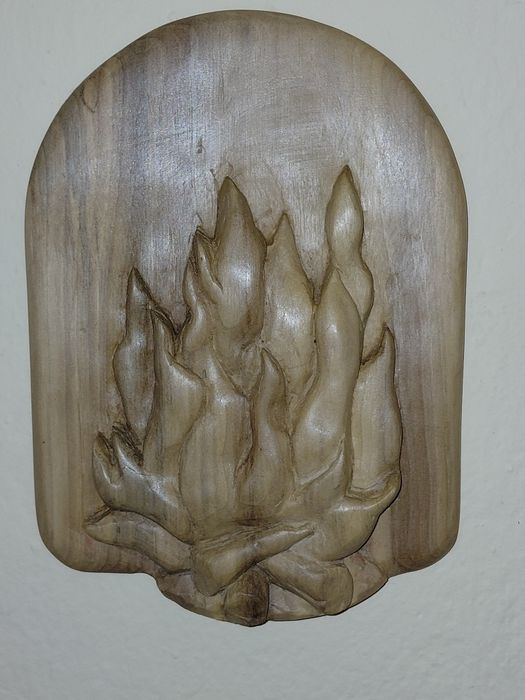 Дървена пластика: Огнище