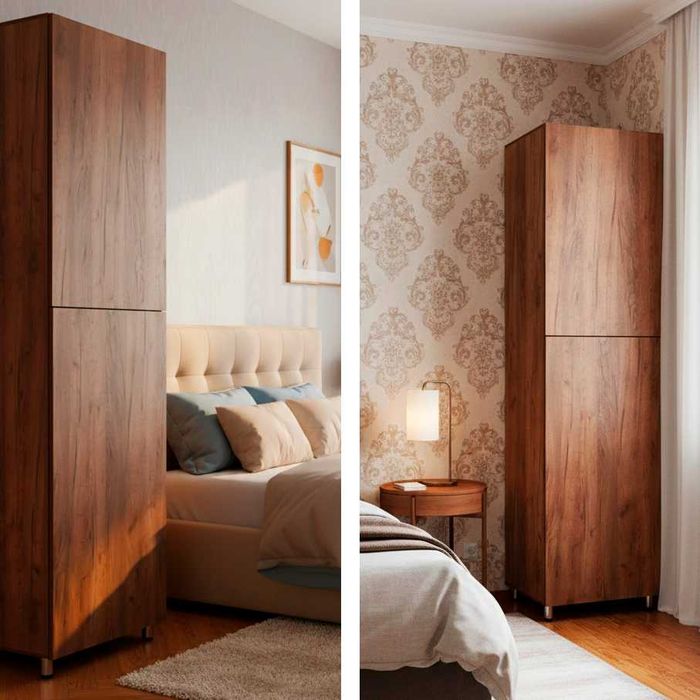 АКСИЯ! КИЙИМ ШКАФИ универсал шкаф пенал ранги: еман тамаки