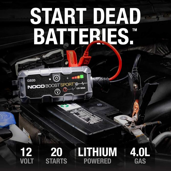 NOCO BOOST Jump Start HD GB20 500A Литиево-йонно Стартово Устройство