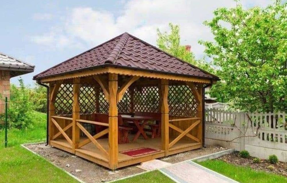 Vand foisoare de gradina pergole terase 3x6