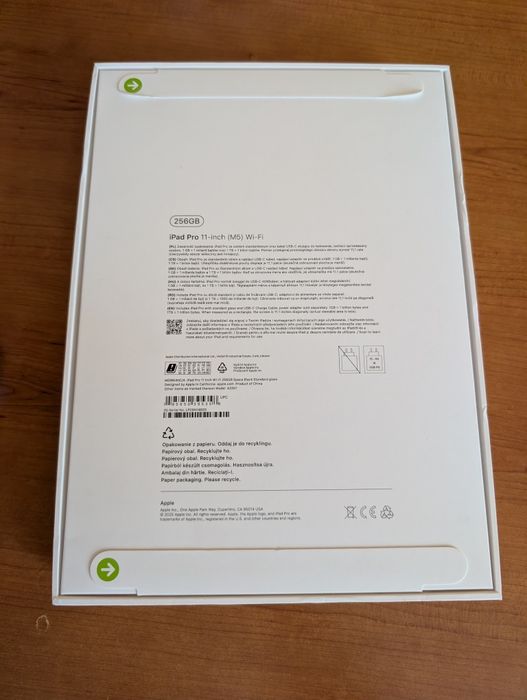 Ipad pro M5 11inch Wifi 256gb 12 gb ramsigilat