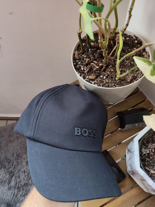 BOSS Fresco șapcă unisex neagra cu logo mic negru mărime OS noua originala