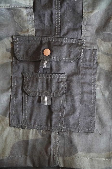 Къс работен панталон XL Cerva Crambe камуфлажен нов