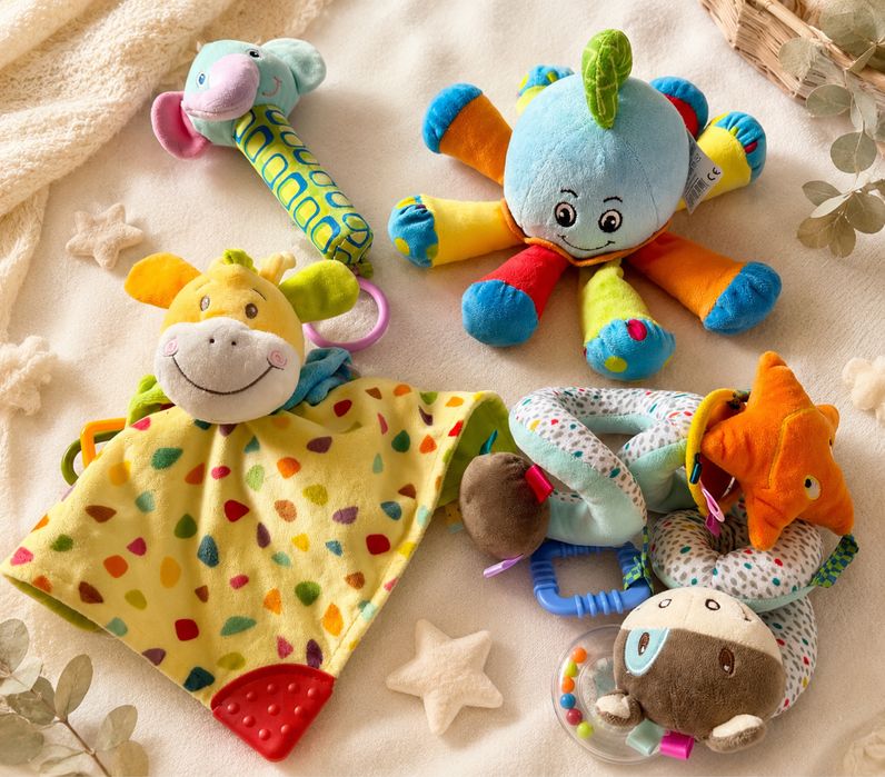 Лот бебешки плюшени играчки