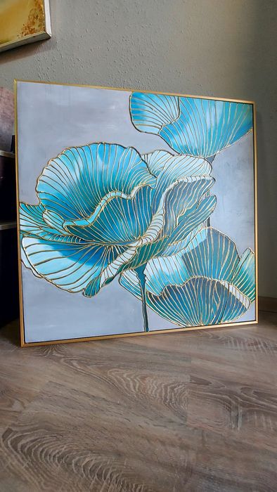 Картина 80см х80см Абстракция