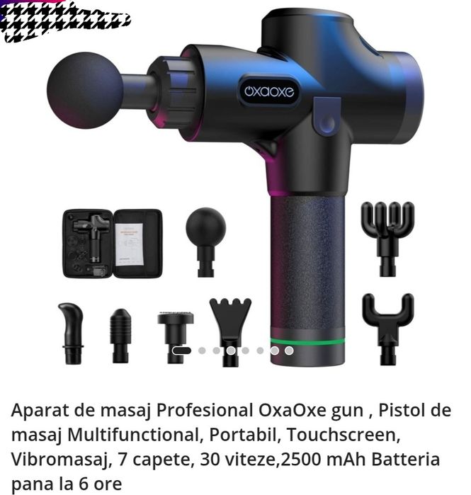 Pistol profesional pentru masaj "Oxaoxe"