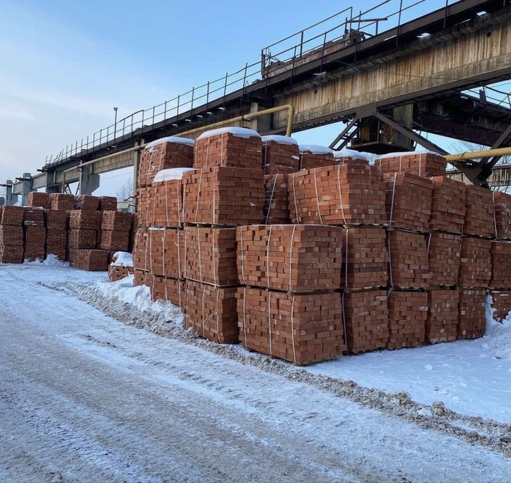 Кирпич красный новый