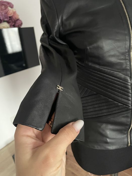 Geaca din Piele Elisabetta Franchi