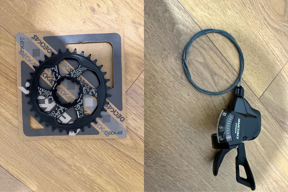 Piese bicicleta, roata spate, sa gel decathlon, foaie sram