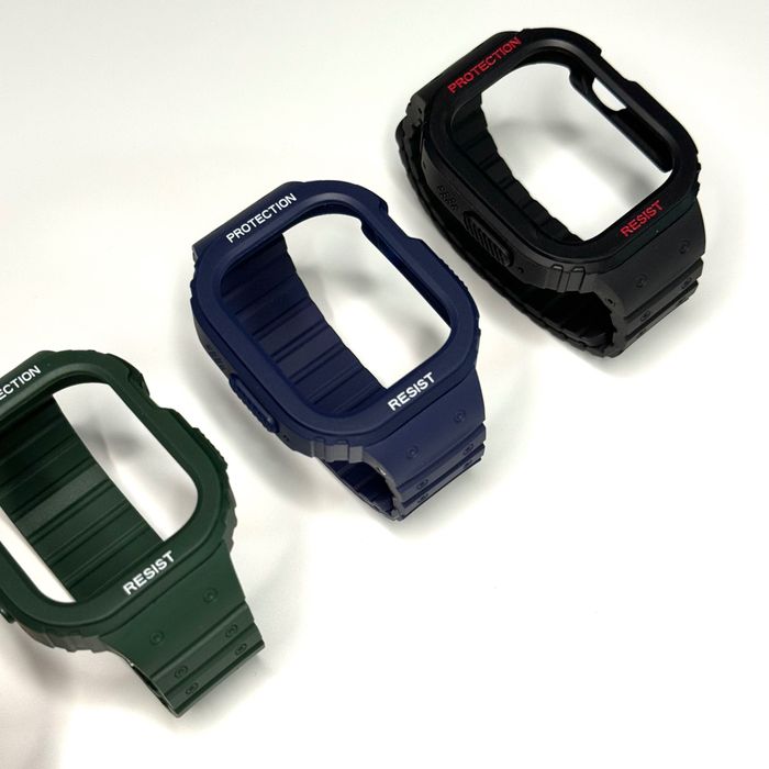 Удароустойчиво калъфче с каишка за Apple Watch ULTRA/SE/9/8/7/6/5/4