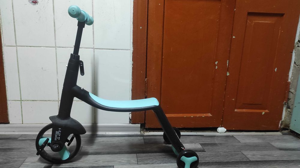 самокат 2 водном и велосипед детский с 2-до 5 лет