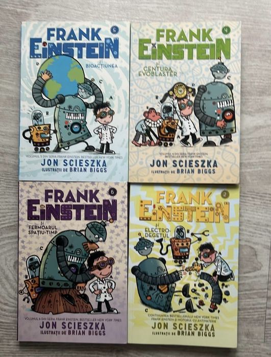 Set 4 carti Frank Eistein pentru copii
