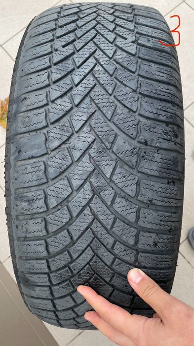 3 зимни гуми 225/50/17 DOT 2523 Bridgestone Blizzak lm005
