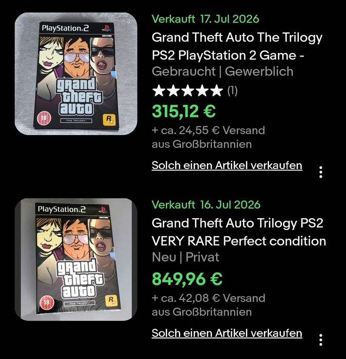 GTA - The Trilogy / Playstation 2 / SIGILAT / Import SUA / de colecție ! San Andreas / Vice City / GTA 3