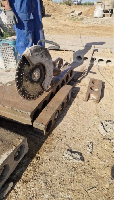 Алмазная резка битона