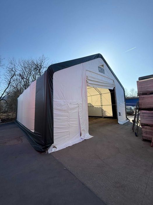 Мобилно хале за съхранение, склад за съхранение 9x12 м