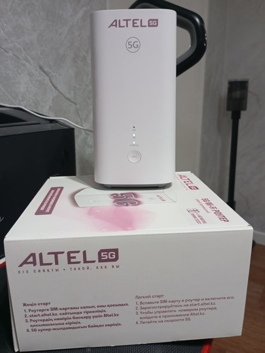 Продам роутер с коробкойи сим картой