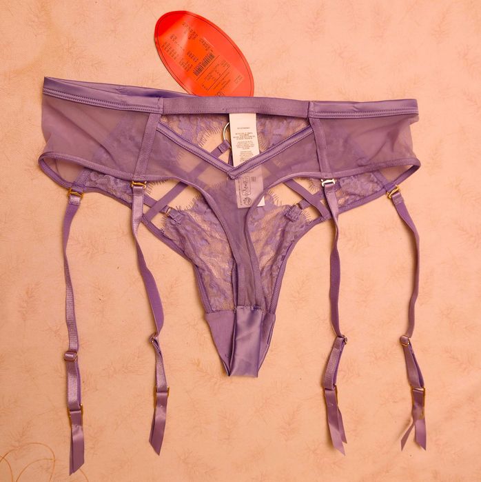 Hunkemoller Nienke - Set Lenjerie Intima Sexy Mov Lila Purpuriu