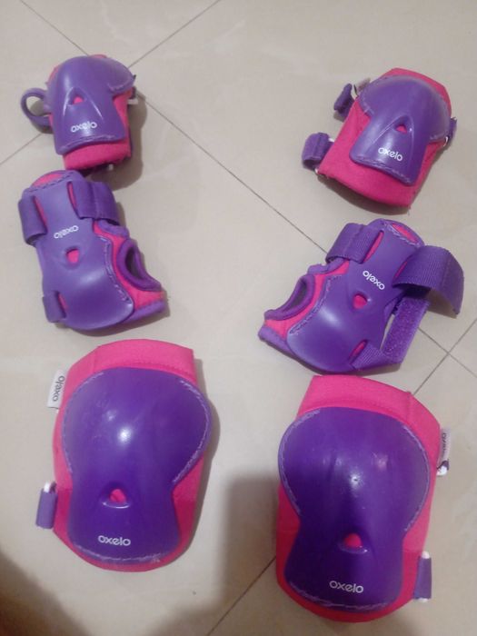 Ролкови кънки със сет за ръцете и колената