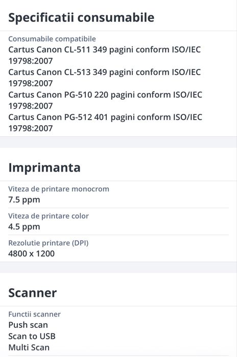 Multifuncționala Canon Pixma MX330